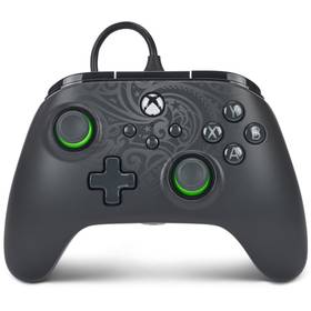 Kontroler PowerA Advantage Wired pro Xbox Series X|S - Green Hint (XBGP0190-01)
