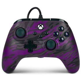 Kontroler PowerA Advantage Wired pro Xbox Series X|S - Purple Camo (XBGP0237-01)