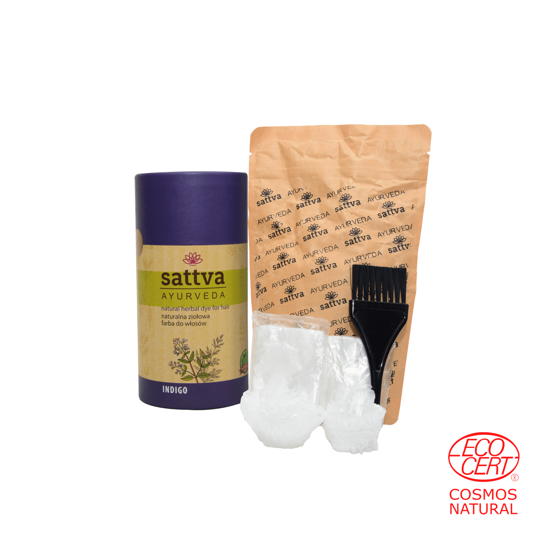 ziołowa farba do włosów indygo, 150 g