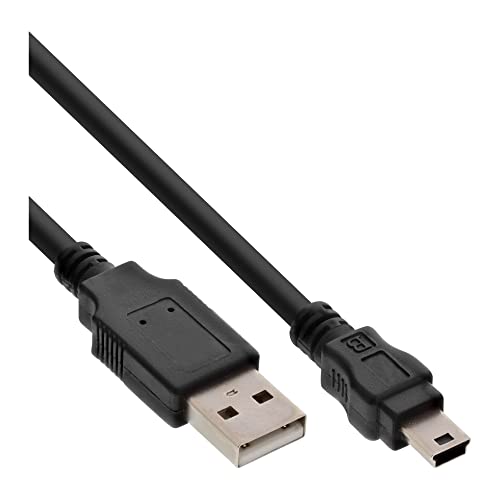 Фото - Кабель InLine Kabel USB  USB-A - miniUSB 1.5 m Czarny  (33107N)