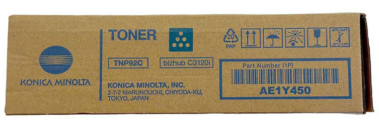 Toner Konica Minolta TNP-92C do C257i 4 000str. cyan