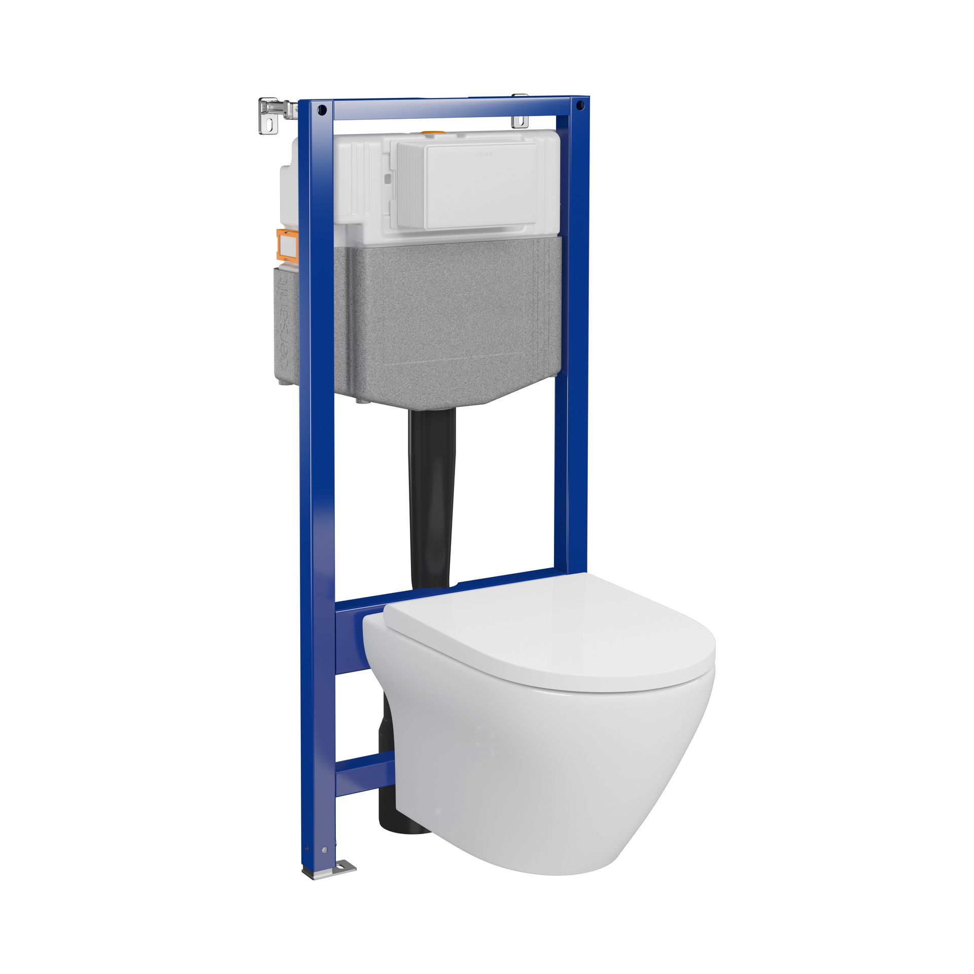 Zestaw Podtynkowy Pneumatyczny Aqua Nova Larga Oval S701-800