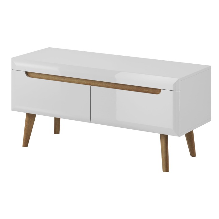 Szafka RTV NORDI NRTV107 Biały / Dąb riviera