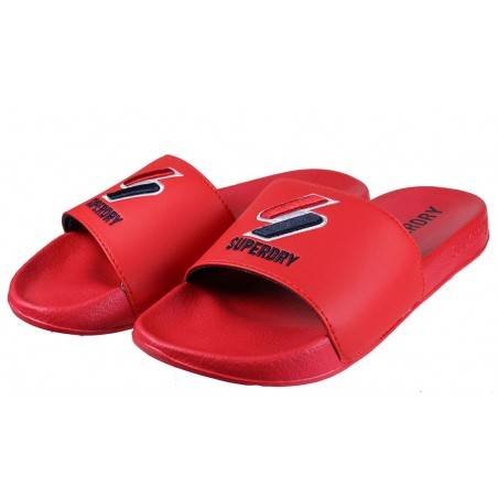 Klapki damskie Superdry Patch Pool Slide sportowe-40,5