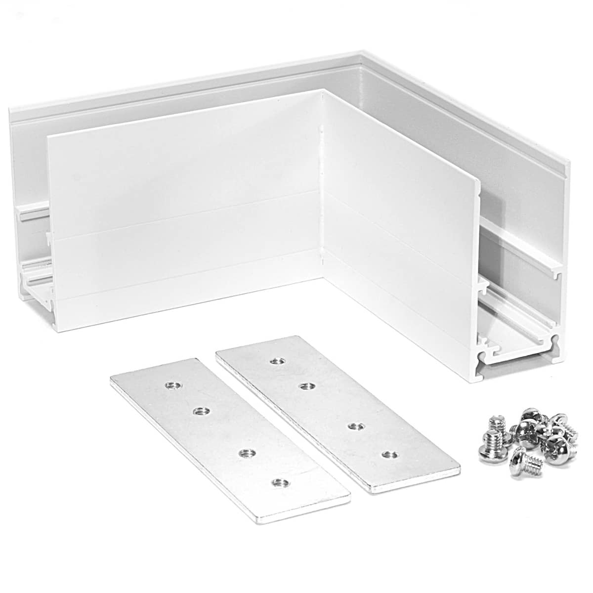 Łącznik do szyn magnetycznych natynkowych 832 Domeno LED kątowy biały
