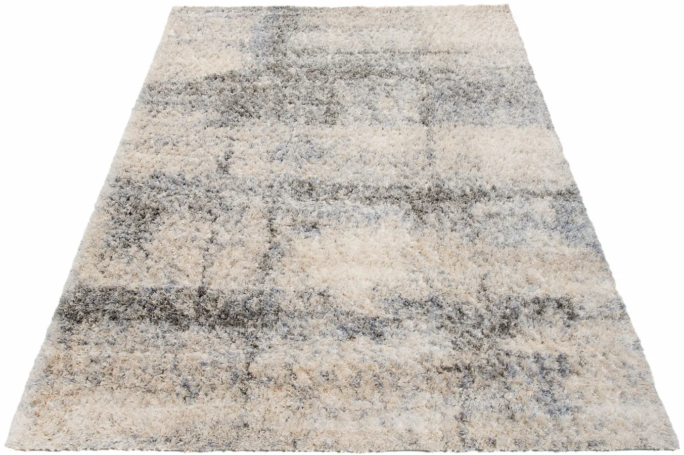 Prostokątny włochaty dywan w nowoczesnym stylu C8-A81
