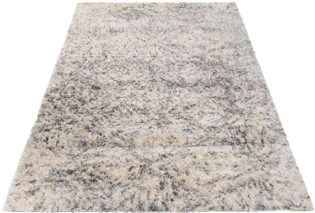 Włochaty kremowych dywan shaggy w skandynawskim stylu L2-T05