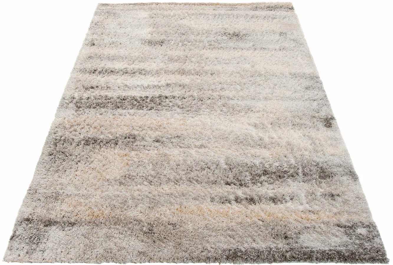 Prostokątny miękki dywan shaggy z długim włosiem N7-C61