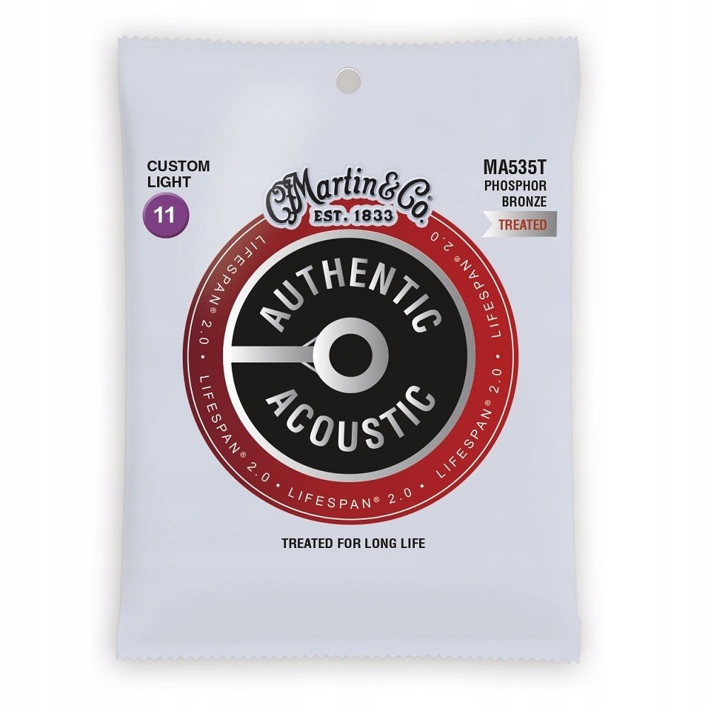 'MARTIN MA-535T - STRUNY DO GITARY AKUSTYCZNEJ MARTIN 2403-0104'