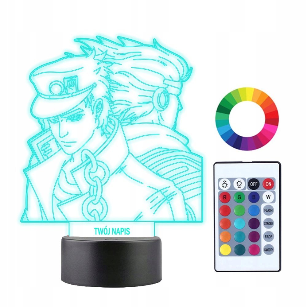 Lampka Nocna 3D LED Jojo's Bizzare Adventure
