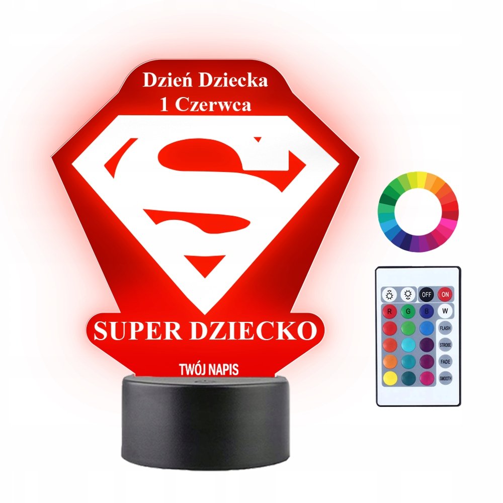 Lampka Nocna LED Dzień Dziecka