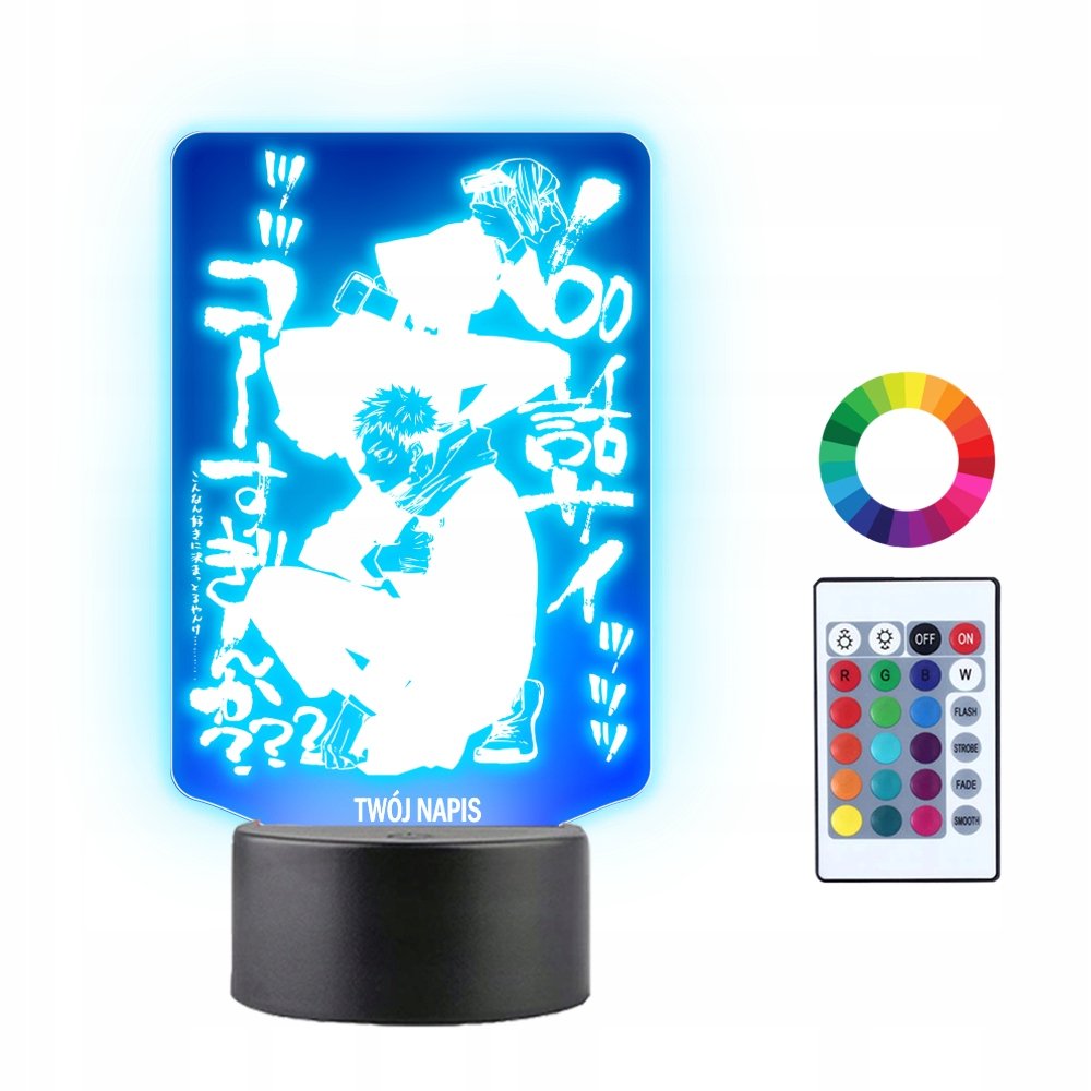 Lampka Nocna LED 3D Nobara Itadori Jujutsu Kaisen