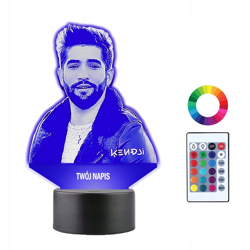 Lampka Nocna 3D LED Kendsi Prezent