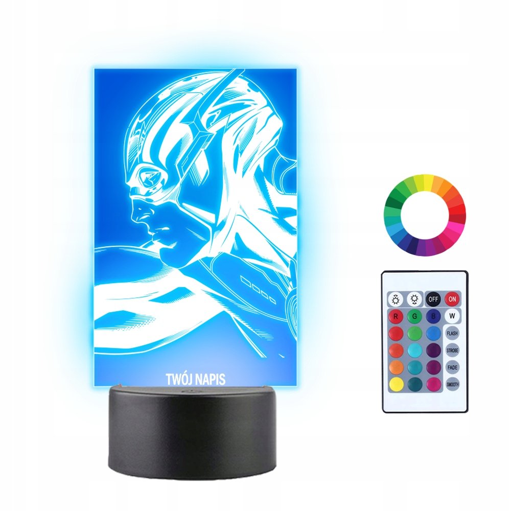 Lampka Nocna LED 3D Flash Marvel