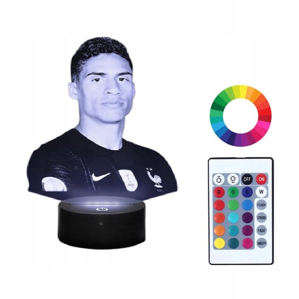 Lampka Nocna LED MANCHESTER UNITED RAPHAEL VARANE