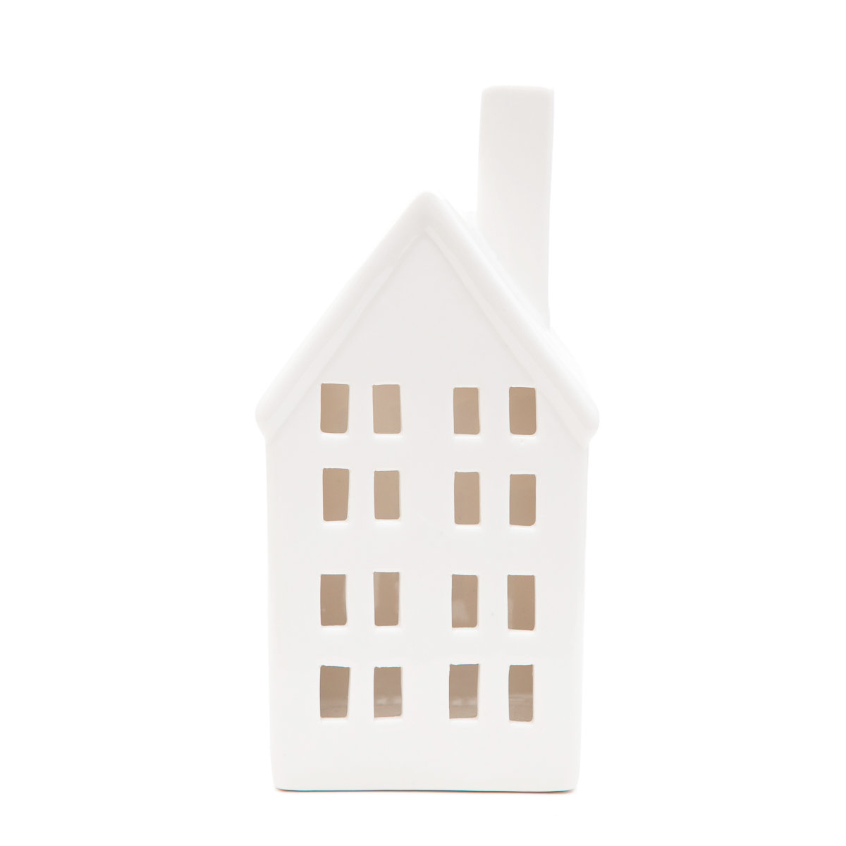 Lampion DEKORACJA OZDOBNY COZY HOME domek z ledem 10,3x8x21,2 cm HOMLA