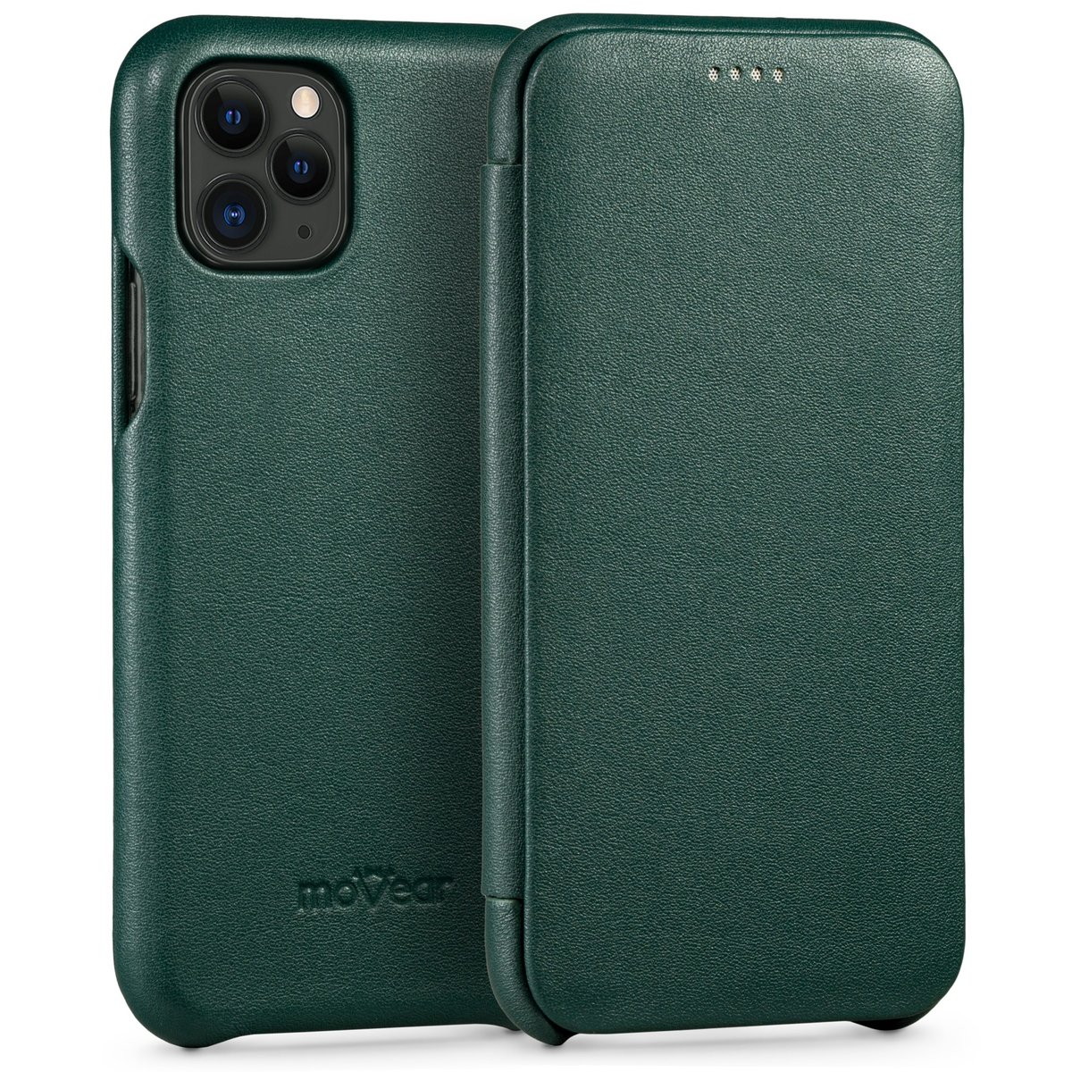 moVear flipSide S - Skórzane etui do Apple iPhone 11 Pro (5.8