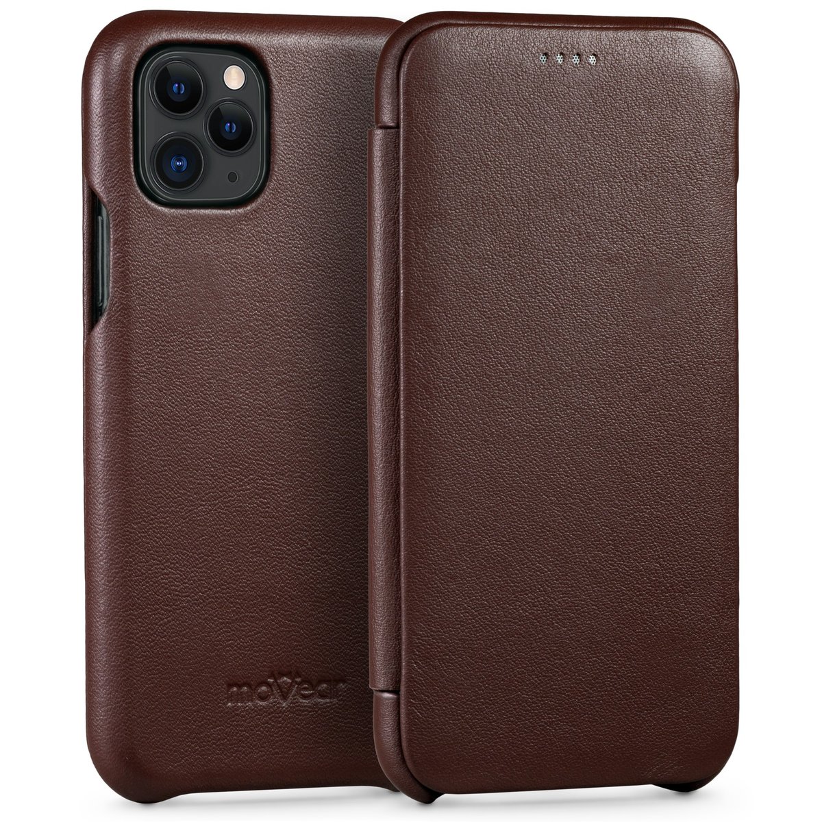 moVear flipSide S - Skórzane etui do Apple iPhone 11 Pro (5.8