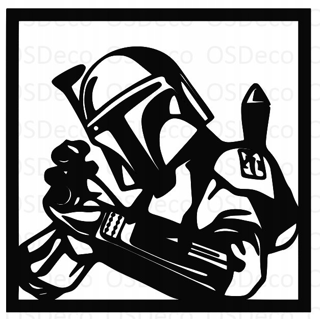 Dkoracja Ścienna Star Wars Obraz Szturmowiec U114
