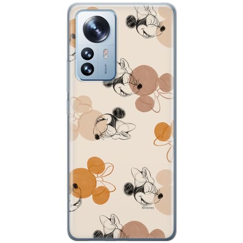ERT GROUP etui na telefon Xiaomi 12 / 12X, case oryginalny i oficjalnie licencjonowany przez Disney, wzór Minnie 075, optymalnie dopasowane, plecki z TPU