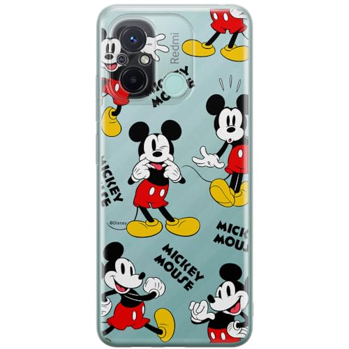 ERT GROUP etui na telefon Xiaomi REDMI 12C/ REDMI 11A, case oryginalny i oficjalnie licencjonowany przez Disney, wzór Mickey 050, optymalnie dopasowane, plecki z TPU częściowo przeźroczyste