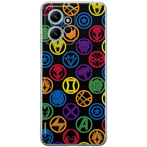 ERT GROUP etui na telefon Xiaomi REDMI NOTE 12 4G, case oryginalny i oficjalnie licencjonowany przez Marvel, wzór Avengers 022, optymalnie dopasowane, plecki z TPU