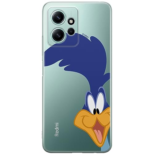 ERT GROUP etui na telefon Xiaomi REDMI NOTE 12 4G, case oryginalny i oficjalnie licencjonowany przez Looney Tunes, wzór Road Runner 001, optymalnie dopasowane, plecki z TPU częściowo przeźroczyste