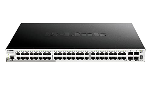 D-Link DGS-1510-52XMP/E 52 porty PoE+ Smart Managed Gigabit Stack