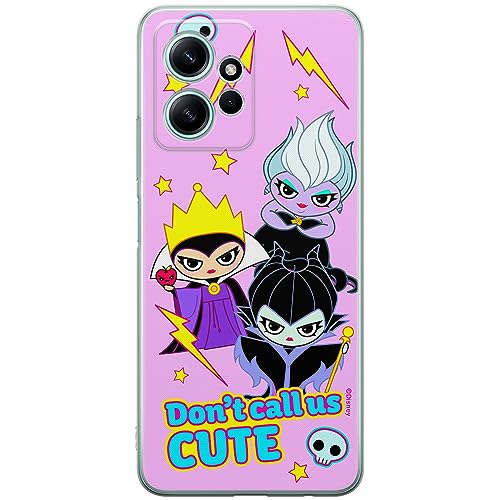 ERT GROUP etui na telefon Xiaomi REDMI NOTE 12 4G, case oryginalny i oficjalnie licencjonowany przez Disney, wzór Disney Villains 003, optymalnie dopasowane, plecki z TPU