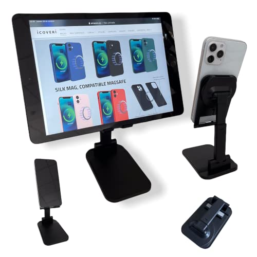4-Ok Składany uniwersalny stojak, kompatybilny telefon komórkowy i tablet, regulowany wielokątowy, kompatybilny z MagSafe