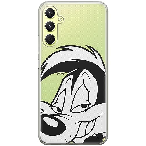 ERT GROUP etui na telefon Samsung A34 5G, case oryginalny i oficjalnie licencjonowany przez Looney Tunes, wzór Pepe Le Pew 001, optymalnie dopasowane, plecki z TPU częściowo przeźroczyste