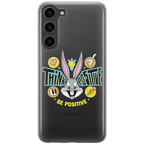 ERT GROUP etui na telefon Samsung S23 PLUS, case oryginalny i oficjalnie licencjonowany przez Looney Tunes, wzór Bugs 019, optymalnie dopasowane, plecki z TPU częściowo przeźroczyste