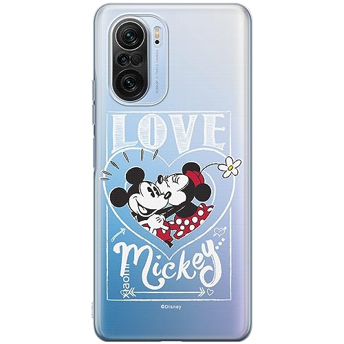 ERT GROUP etui na telefon Xiaomi MI 11i/ REDMI K40/K40 PRO/POCO F3/ F3 PRO, case oryginalny i oficjalnie licencjonowany przez Disney, wzór Mickey & Minnie 002, plecki z TPU częściowo przeźroczyste