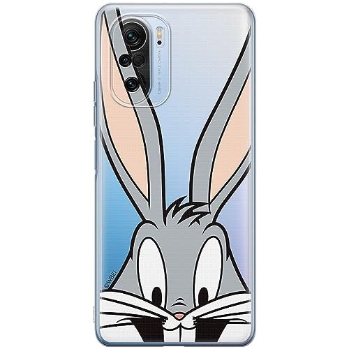 ERT GROUP etui na telefon Xiaomi MI 11i/ REDMI K40/K40 PRO/POCO F3/ F3 PRO, case oryginalny i oficjalnie licencjonowany przez Looney Tunes, wzór Bugs 001, plecki z TPU częściowo przeźroczyste