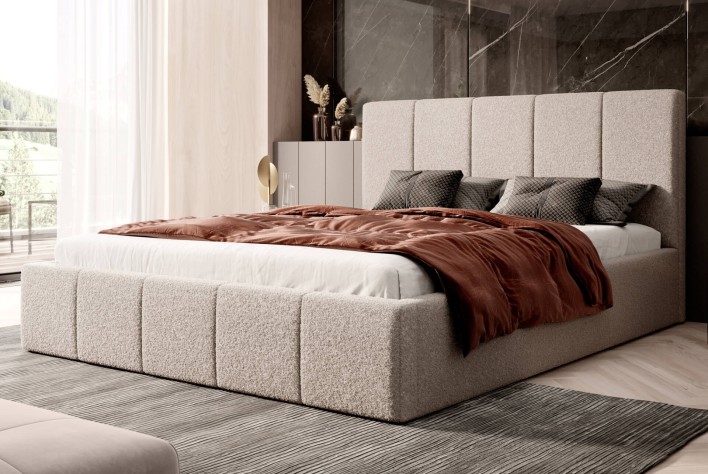 Łóżko z pojemnikiem SFG0114 180x200 beż boucle #3