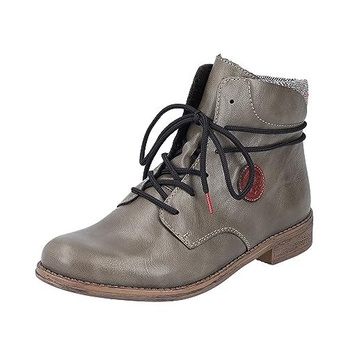 Rieker 77431 damskie krótkie kozaki, zielony, 39 EU