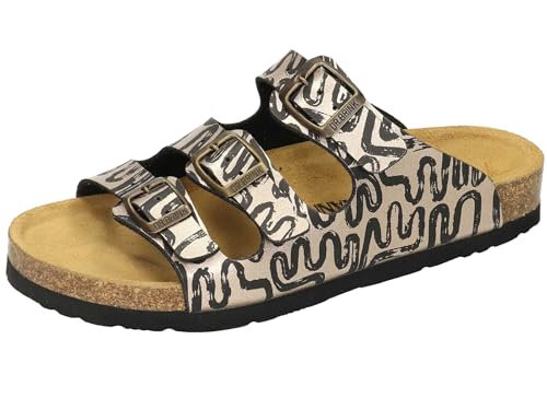 Dr. Brinkmann Damskie kapcie płaskie 700470-82, złoto, 39 eu