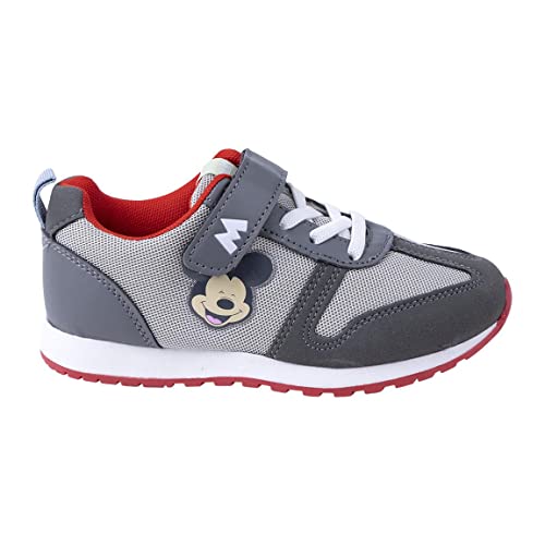 CERDÁ LIFE'S LITTLE MOMENTS, Buty dziecięce Mickey Mouse | 27 EU buty sportowe z kombinacją stylów, wygody i sportu, Szary