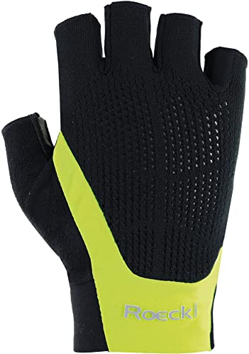 Roeckl Icon Rękawiczki rowerowe czarne/Fluo Yellow XXS