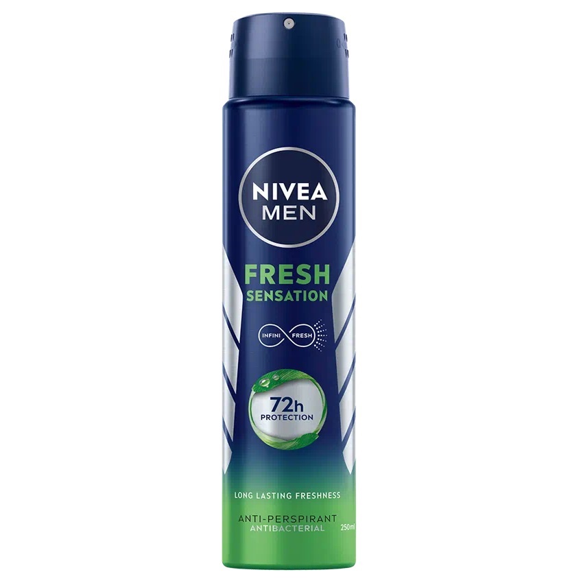 Nivea Men Fresh Sensation antyperspirant spray 250ml (M)