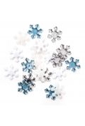 Kryształki dekoracyjne śnieżynki