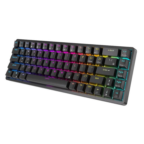 Klawiatura mechaniczna Royal Kludge RK837 RGB, Red switch (czarna)