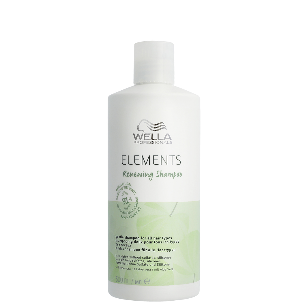 Wella Elements Renewing, szampon do wszystkich rodzajów włosów, 500ml