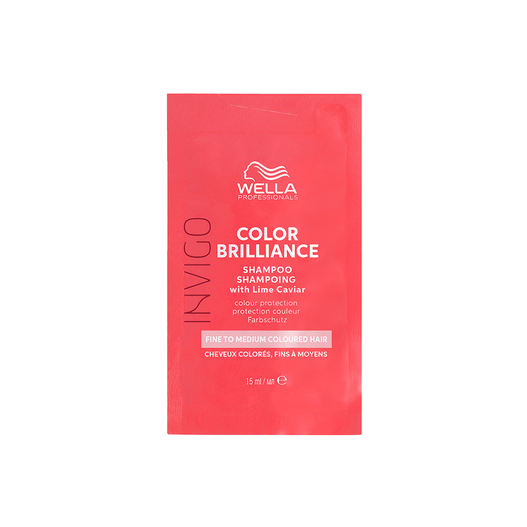 Wella INVIGO Brilliance, szampon do włosów cienkich i normalnych, 15ml