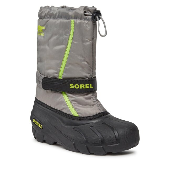 Śniegowce Sorel Youth Flurry™ NY1965-062 Chrome Grey/Black