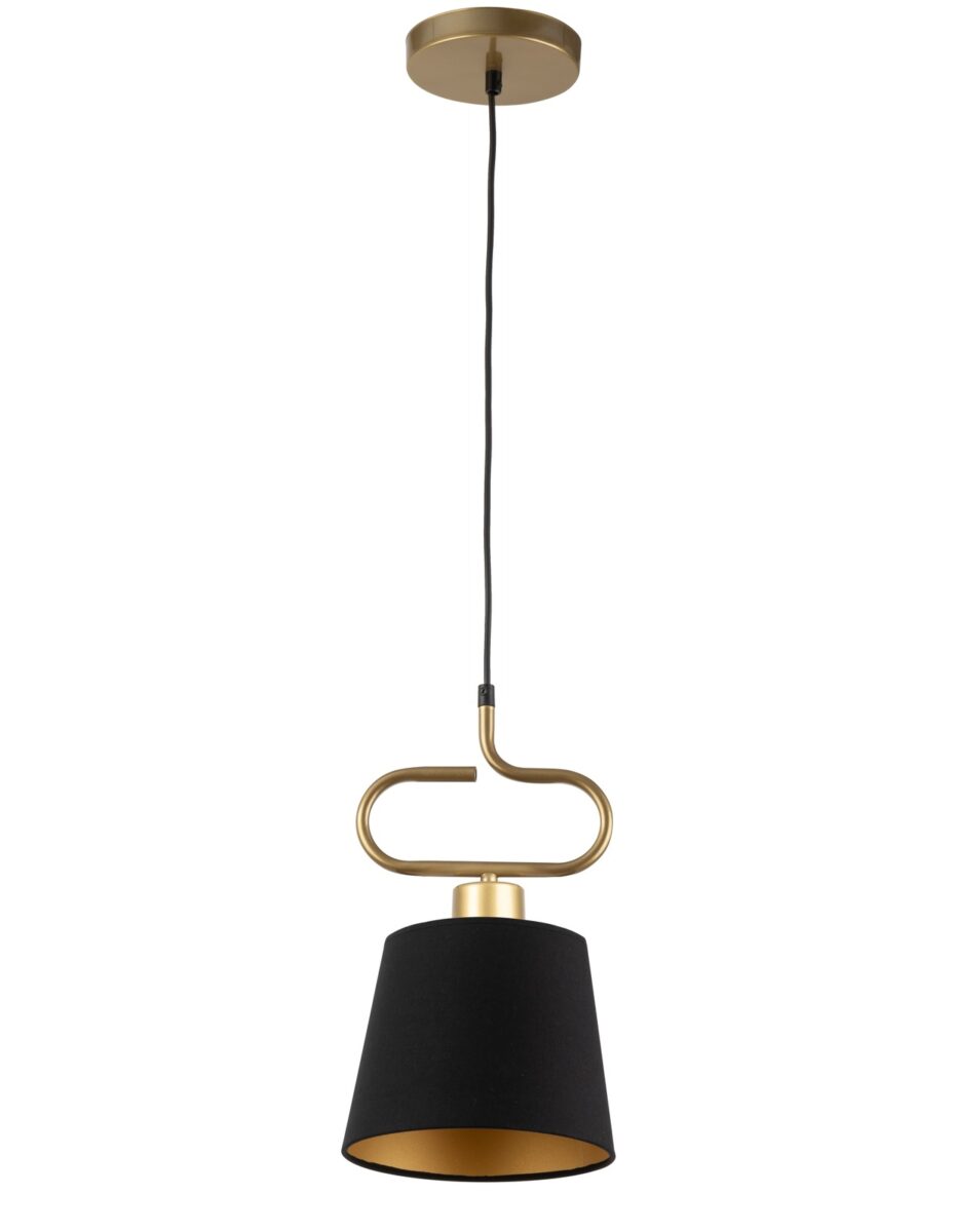 Volutto lampa wisząca złota 1-punktowa 40644 Sigma