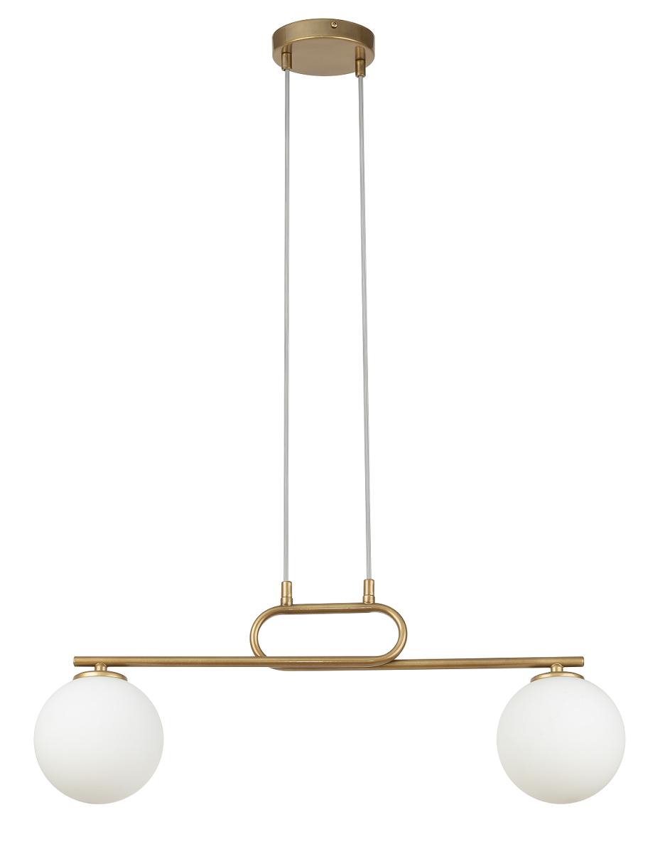 Tes lampa wisząca złota 2-punktowa 33632 Sigma