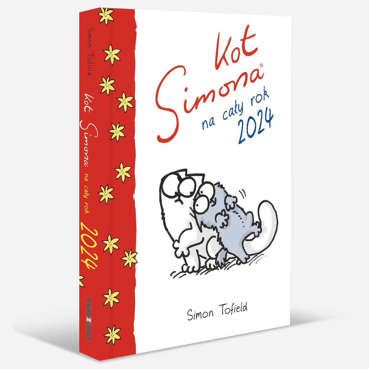 Kalendarz Kot Simona Książkowy 2024