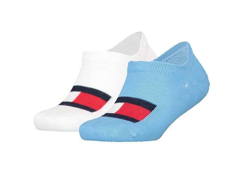 Tommy Hilfiger Skarpety 701223779 39-42 TH Kids Footie 2P Flag