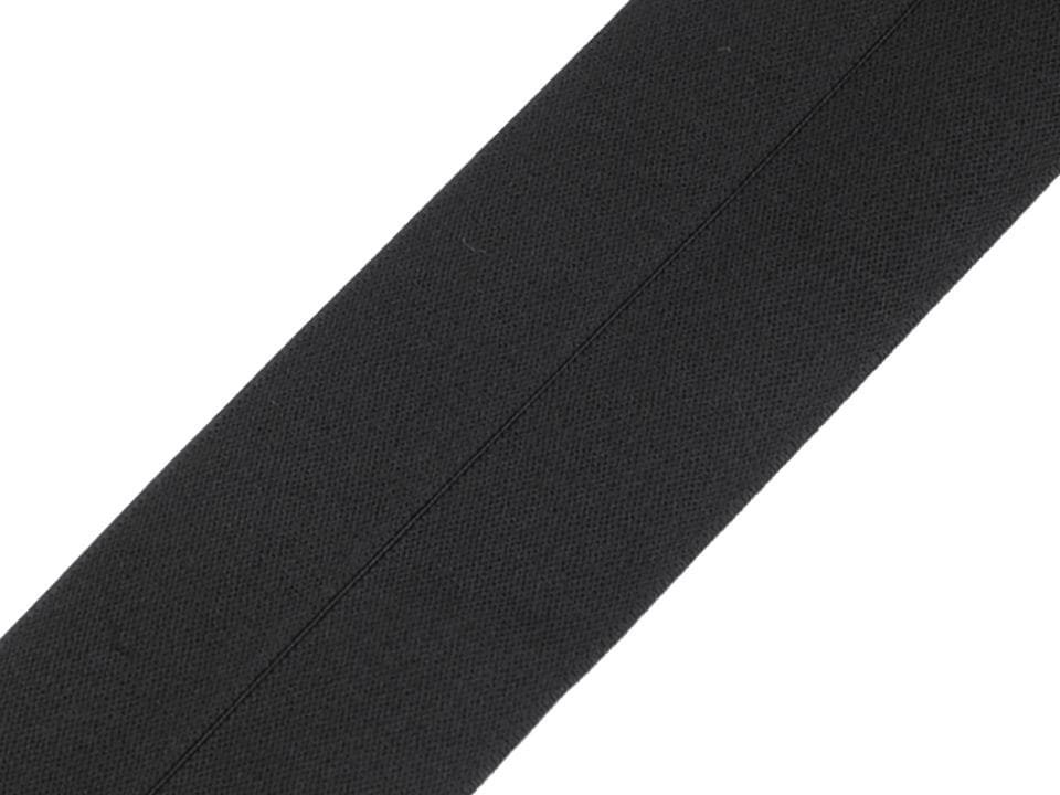 Lamówka elastyczna 40 mm ( 1 mb ) CZARNA